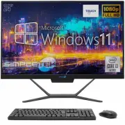 Aio All IN One Touch Screen I3 24 " Windows 11 8gb 240gb Full HD PC Computer_