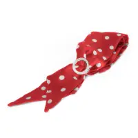 在飛比找momo購物網優惠-【Brosway】Grace 紅白點造型手腕絲巾(紅色)