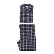 Brooks Brothers Pajama Set Plaid Cotton Flannel Long Sleeve Long Pant XL New