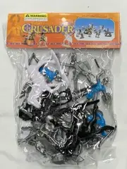 The Crusaders Action Figures Horses and Playset New