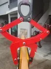 Adjustable width Lift grab. Lifting wood beams,Concrete sleeper &retainer blocks