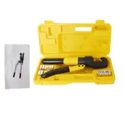 10Ton & 8Die Hydraulic Crimper Crimping Tool Wire Battery Cable Lug Terminal US