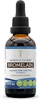 Bromelain Tincture Alcohol-Free Extract, Wildcrafted Bromelain, Pineapple (Ananas Comosus) (2 FL OZ)