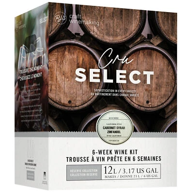 Wine Ingredient Kit - CRU SELECT California Style Cabernet Syrah Zinfandel