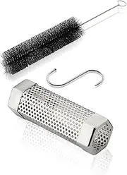 Cold Cheese Smoker Generator, 6'' Stainless Steel Smoke Tube For Pellet Smoke, Outdoor Hot or Cold Smoker, Smoker Box Works With Grill And Pellet Smoker