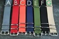 在飛比找Yahoo!奇摩拍賣優惠-20mm Nylon Watch Strap 尼龍NATO 