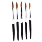 #8-16 Kolinsky Hair Sable Brush Acrylic Nail Brush Art Tool UV Gel Carving Pen F