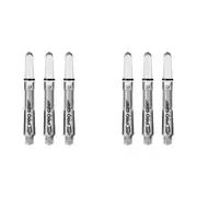 18pc Target Pro Grip Spin Shaft Multipack Replacement Dart Accessory Short WHT