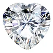 Gemstone Moissanite Pure Light D-E-F Color 6mm Heart
