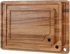 Acacia Wood Cutting Boards Set for Kitchen, Large Wooden Cutting Chopping Boards