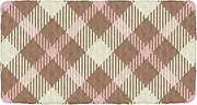 Plaid Fabric Patterns Seamless Kids Travel Bed Sheet Waterproof Cot Sheet for Cot Portable Toddler for Kids Camping Cot 50'' x 25'' (Sheet,Bed Not Included)