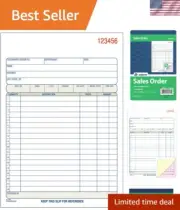 Efficient Invoice Tracking with 50 Sets of Carbonless Sales Order Forms