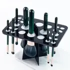 Brush Rack High Elasticity Dry Brush Brush Holder Stand Tree Tray Multicolor