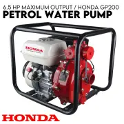 Fire Fighting Petrol Water Pump GP200 TWIN IMPELLER WITH A HONDA ENGINE