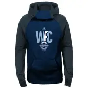 Adidas MLS Youth Girls Vancouver Whitecaps Target Forward Pullover Hoodie