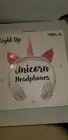 Gabba Goods LED Light Up Pink & White Unicorn Headphones