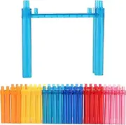 PicassoTiles 12 Piece Support Column Expansion Supporting Pack for Magnetic Race CarTrack Magnet Tile Building Block Construction Kit Education Toy Boys Girls STEM Puzzle Toy Kids Boy Girl Toddler 3