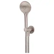 Round 3 Function Hand Shower on Fixed Bracket, Champagne