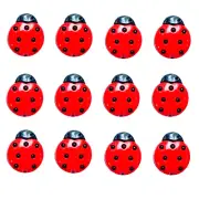 Tiny Ladybug Buttons - Bugs- Craft Sewing Scrap Shelly's Buttons and More