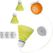 Badminton Training Tool, Badminton Rebound Trainer Elastic Badminton8812