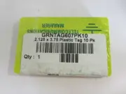 HARGER GRNTAG607PK10 2.125 X 3.75 PLASTIC TAG TWO (2) PACKS OF 10