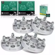 4x 5x5" to 5x5" Wheel Spacer for Jeep Grand Cherokee 1/2"-20 Studs 71.5mm 1.25"