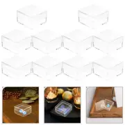 Transparent Storage Box Display Pet Candy Figurine Case Miniatures