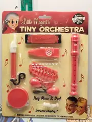 RETRO LITTLE MOZART'S TINY ORCHESTRA CHILD INSTRUMENTS
