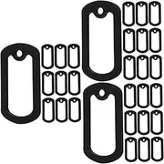 Garneck 3sets Protective Dog Tag Covers Id Tags Silencers Noise Reduction 12pcs*3
