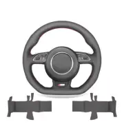 DIY Artificial Leather Steering Wheel Cover for Audi A5 A7 RS 5 RS 7 S3 S5 SQ5