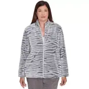 Alfred Dunner Copenhagen Sculpted Cozy Animal Jacket 79430VQ