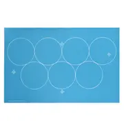 Quilting Full Line Stencil Offset 4'' Circles A3 use with Pounce 30740