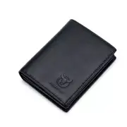 BULLCAPTAIN Genuine Leather Men's Wallet Thickened Money Clip Multi-Card Album