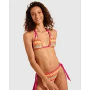 Banana Moon Atoa Liko Sima Chevron Padded Triangle Bikini Set