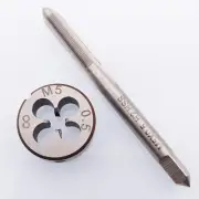 HSS M5 x 0.5mm Tap & M5 x 0.5mm Die Metric Thread Right Hand