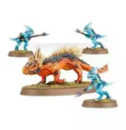 Warhammer Lizardmen Salamander Hunting Pack BRAND NEW Seraphon resin OOP