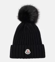 [Moncler] Moncler Wool beanie One Size black