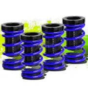 BLACK SCALED 1-4" HEIGHT BLUE ADJUSTABLE COILOVER SPRING FOR 88-00 CIVIC (for: Honda)