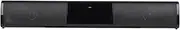 Sound Bar for TV, PC Soundbar Speaker with Bluetooth 5.0, 2000mAH Battery, 10 Watt Gaming Soundbar Compatible AUX/FM/TWS/SD Card, Black