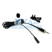 YAM LM3-C4W Black Omni-Directional Lavalier Mic FOR SONY WRT-805, UWP Series