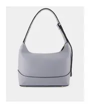 Elleme Loop Pebbled Zipped Hobo Bag One size Gray