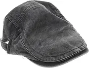 [Baluue] Vintage News Boy Cap for Women and Men Lightweight Beret Hat with Unique Design Stylish Everyday Wear for Parties and Casual Outfits Unisex Fashion Driving Cap Black