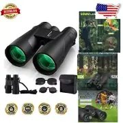 High-Powered 15x56 HD Binoculars for Adults - Perfect for Bird Watching & Travel
