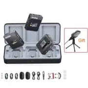 GODOX Movelink II M2 Wireless Microphone System Lavalier Mic with Charging Case