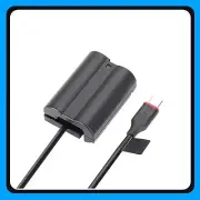 USB Type C EN-EL15 Dummy Battery Power Adapter DC CouplerFor Nikon Z7 Z7II Z6