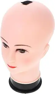 Beaupretty Lash Mannequin Head Hat Mannequin Head Display Mannequin Head Stand Canvas Mannequin Head Mannequins Head Head Display Hair Mannequin Head Beige Plastic