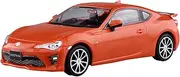 Aoshima Bunka Kyozai 03-B The Snap Kit Series, Toyota 86, Orange Metallic, Color-Coded Plastic Model, 1/32