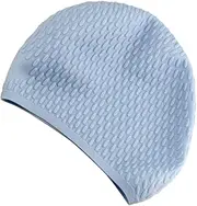 BESPORTBLE Waterproof Swimming Hat Headband Large Swimming Cap for Braids Swimming Hats Swim Cap for Braids Swimming Hat Women Ladies Swim Caps Swim Cap for Hair Caps Bulk White