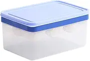 Ice Pop Mold - Ice Snack Maker with Lid and Container,Reusable Mould, Double Layer Container for Homemade Dessert Kitchen Freezer