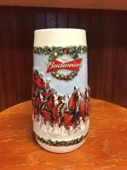 2009 Budweiser Holiday Stein in Box and with Certificate of Authenticity